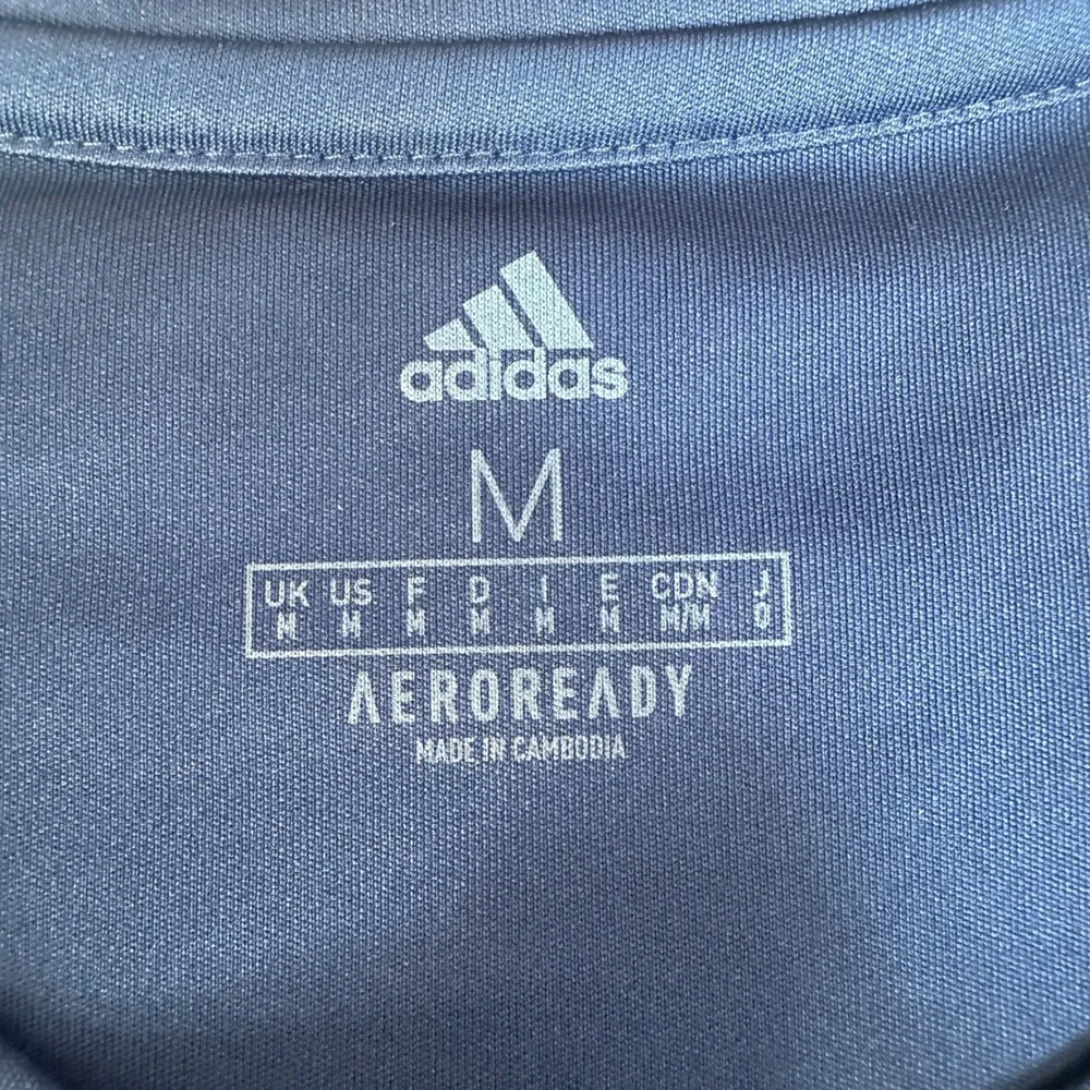 Adidas Padded Goalkeeper Jersey‎ Long Sleeve Aeroready Soccer Shirt Blue Medium